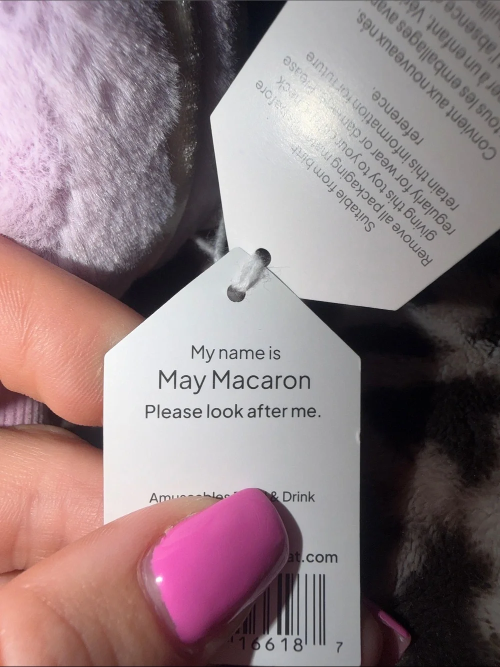 Jellycat macaroon